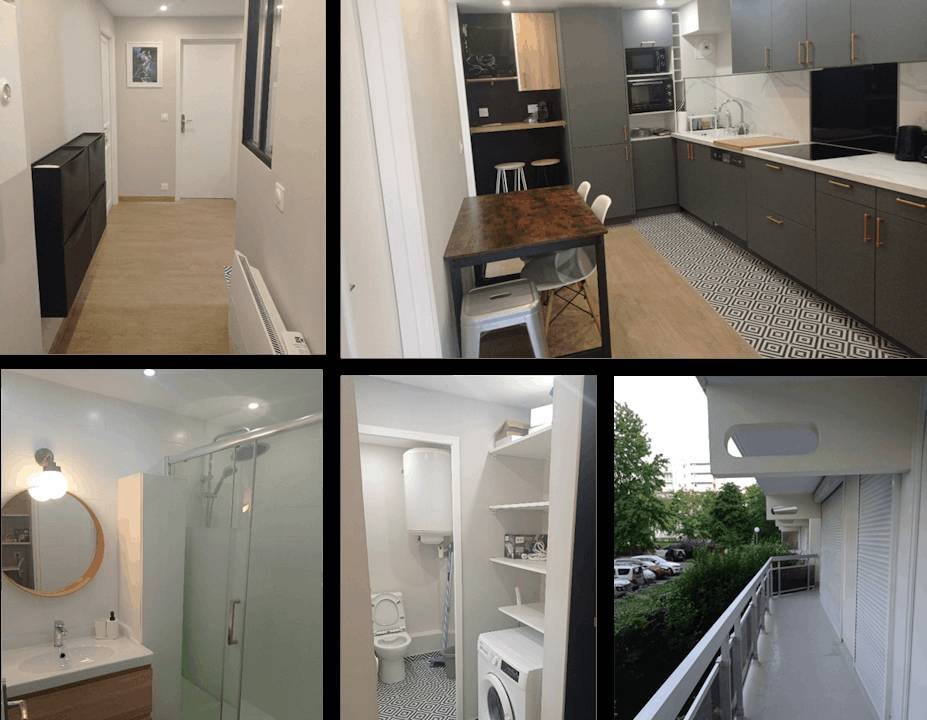 Noisy-le-Grand Resort | 62 m² Private room ∙ 1 bedroom ∙ 3 guests