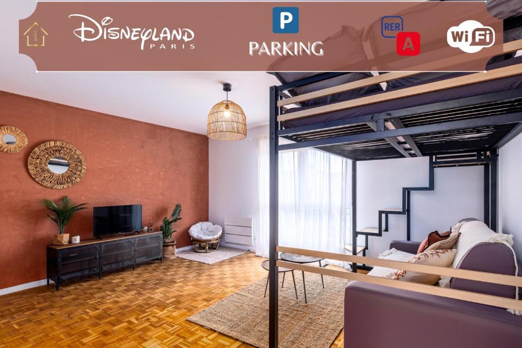 Montevrain Apartment | Appart'Hôtel Sahara- Next to Disney