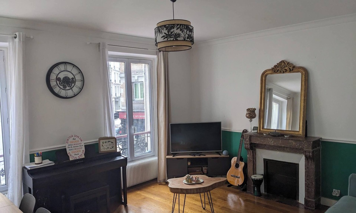 Porte de Clichy Apartment | Bel Appartement Haussmannien Batignolles Paris 17