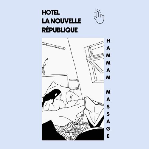 Quartier de la Folie-Mericourt Hotel | Hôtel La Nouvelle République & Hammam
