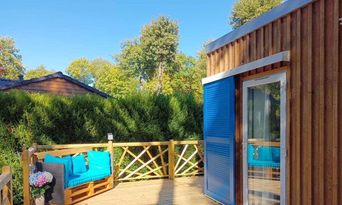 Marcilly-sur-Eure House | Key West chalet with 34m2 L-shaped terrace
