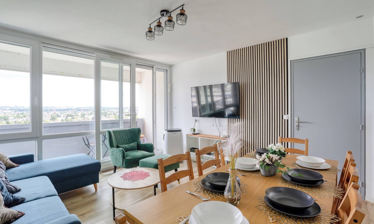 Sevran Apartment | Large-Paris, CDG, Villepinte Expo, Disney, Astérix