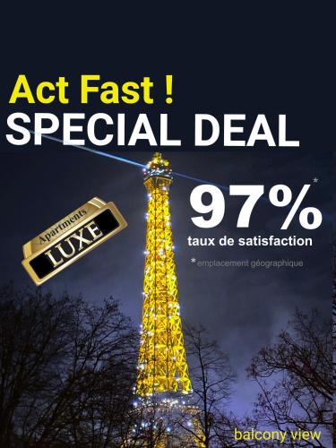 Passy Apartment | New! Apartment Luxury Passy-Kennedy in front of Eiffel Tower