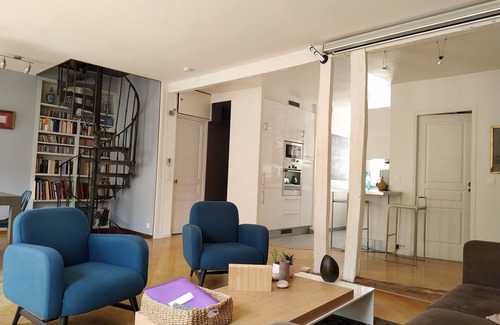5th Arrondissement Apartment | Charming family duplex in Paris 5th 95m2 + mezzanine