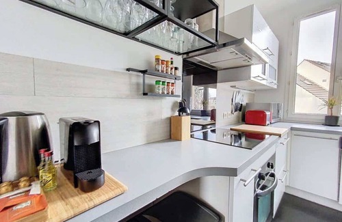 Villemomble Apartment | Le Rodet - Proche RER E, 20 min de Paris