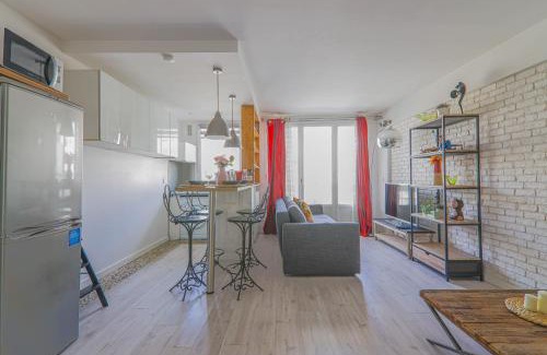 Quartier de la Folie-Mericourt Apartment | Studio Apartment-4P -Pierre Levé with NetFlix