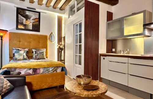 Quartier de la Monnaie Apartment | Studio design by Kenzo near Notre Dame