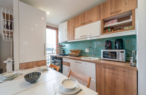 Amerique Apartment | Blue Light - Appt pour 4p, Paris
