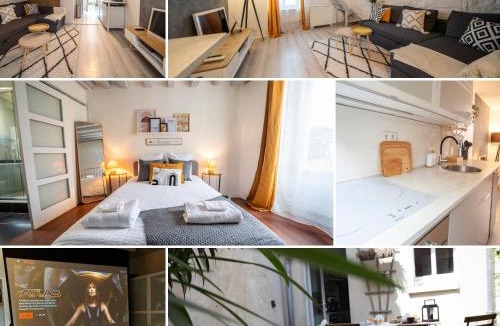 Rueil-Malmaison Apartment | Joséphine Cosy - Centre Ville-Pets friendly - Home cinema Netflix - Jardin Privé