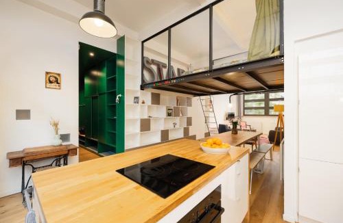 Saint-Denis Apartment | le Loft du Stade - 6 chambres - terrasse - arcade