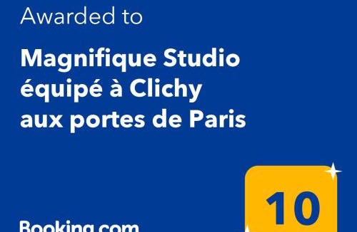 Clichy Apartment | Magnifique Studio équipé à Clichy aux portes de Paris