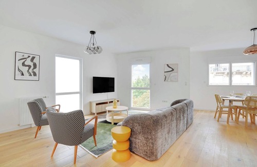 Le Bois Porte de Nogent Apartment | Nice Duplex with Rooftop -3BD/6P- Nogent-sur-Marne