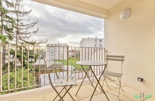Le Tremblay Apartment | Pleasant apt with balcony -6P-Proche Disney/Paris