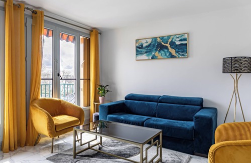 Neuilly-sur-Marne Apartment | Proche Paris et Disney, Chambre Moderne Dans Lumineux Appartement Refait à Neuf