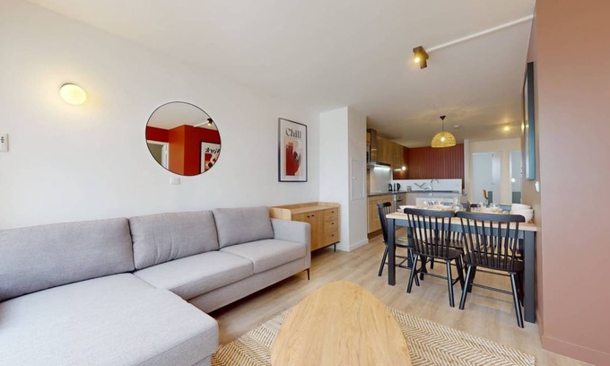 Noisy-le-Grand Resort | 100 m² Private room ∙ 1 bedroom ∙ 2 guests