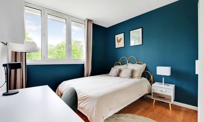 Le Kremlin-Bicetre Resort | 80 m² Private room ∙ 1 bedroom ∙ 5 guests