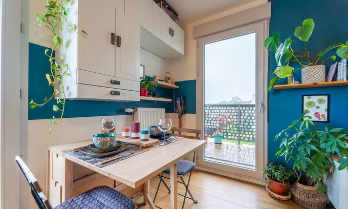 Noisy-le-Grand Apartment | Blue Jungle - A 20min de Disneyland