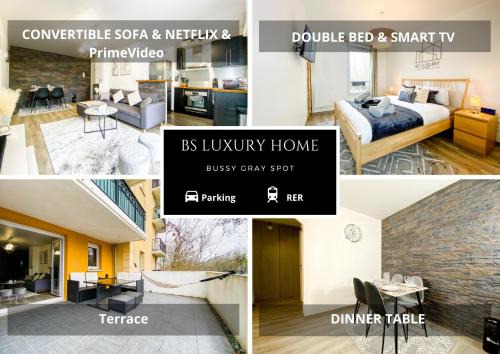 Bussy-Saint-Georges Apartment | Bussy Gray Spot - RER Centre & Parking